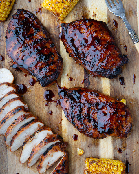 3 BBQ Whole Chicken Breast (450g)