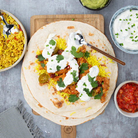 MEXICAN CHICKEN BURRITO (1KG)