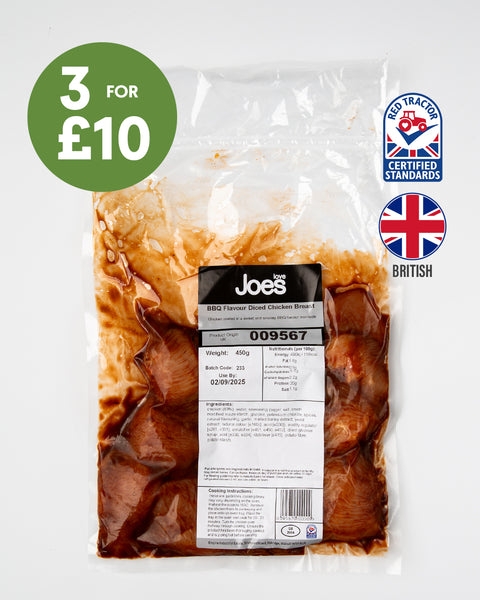 BBQ Diced Chicken Breast 450g
