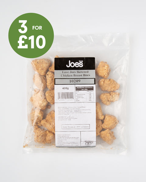 Battered Chicken Breast Bites (400g)