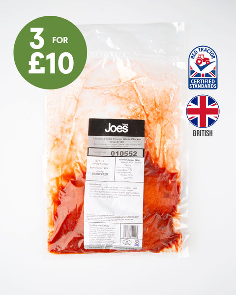 3 Chinese 5 Spice Whole Chicken Breast Fillets (450g)