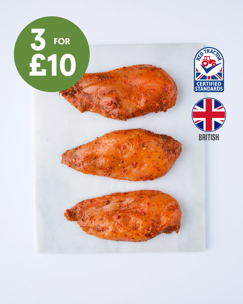 3 Firecracker Whole Chicken Breast (450g)