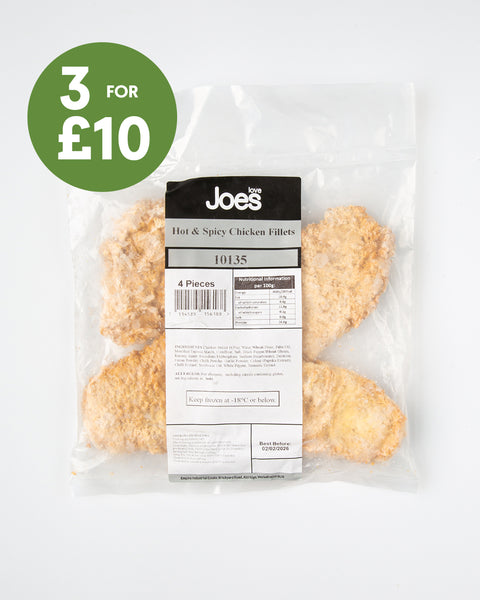 Hot & Spicy Chicken Fillets (1x4)