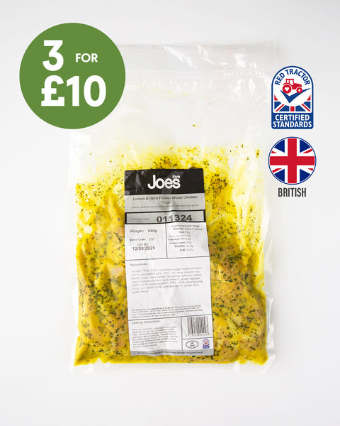 Lemon & Herb Whole Chicken Thighs (650g)