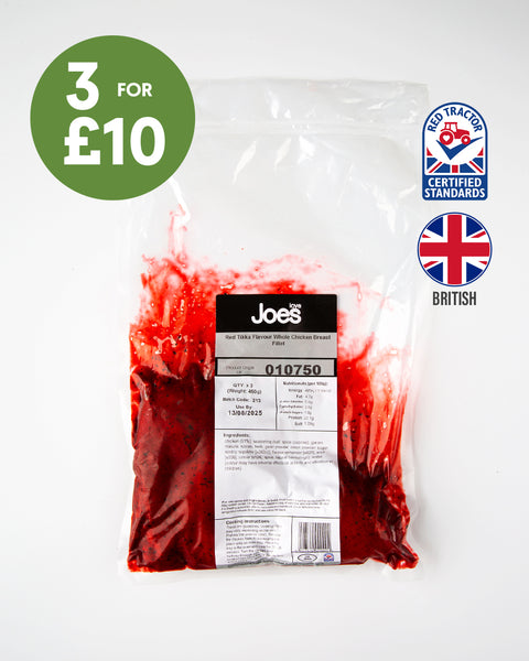3 Red Tikka Whole Chicken Breast (450g)