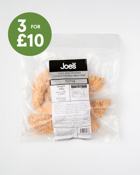 Rooster Coated Mini Fillet (400g)