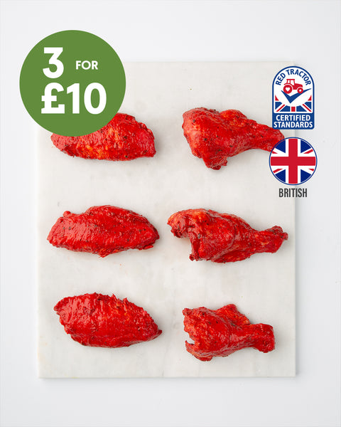 Tandoori Mixed Chicken Wings (800g)