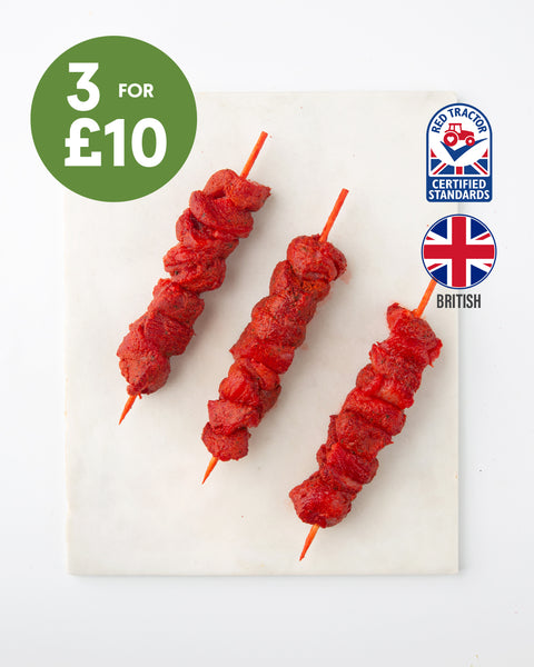 4 Tandoori Medium Breast Skewers