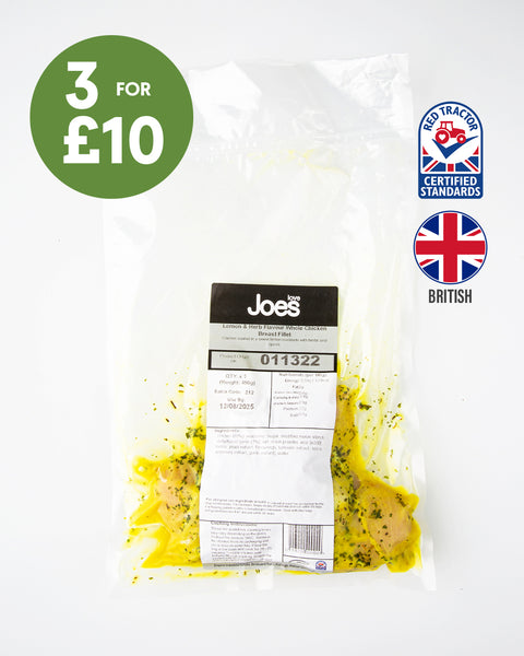 3 Lemon & Herb Whole Chicken Breast (450g)