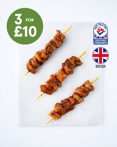 4 Mediterranean Chicken Breast Skewers