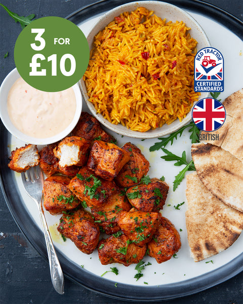 Piri Piri Diced Chicken Breast (450g)