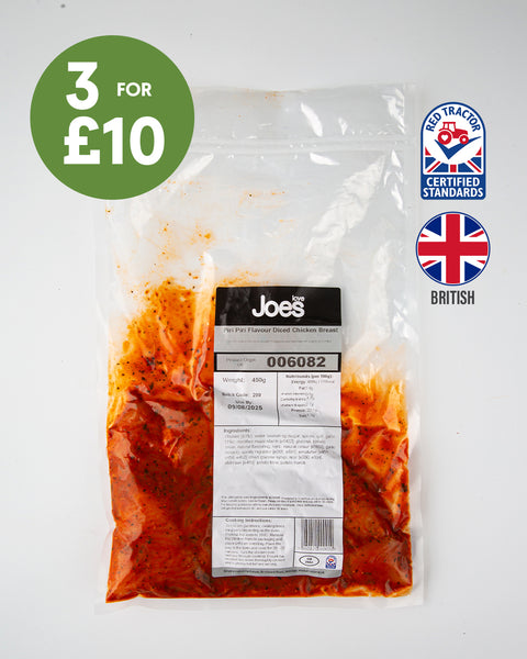 Piri Piri Diced Chicken Breast (450g)