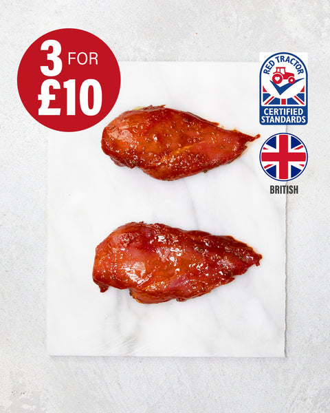3 Chinese 5 Spice Whole Chicken Breast Fillets (450g)