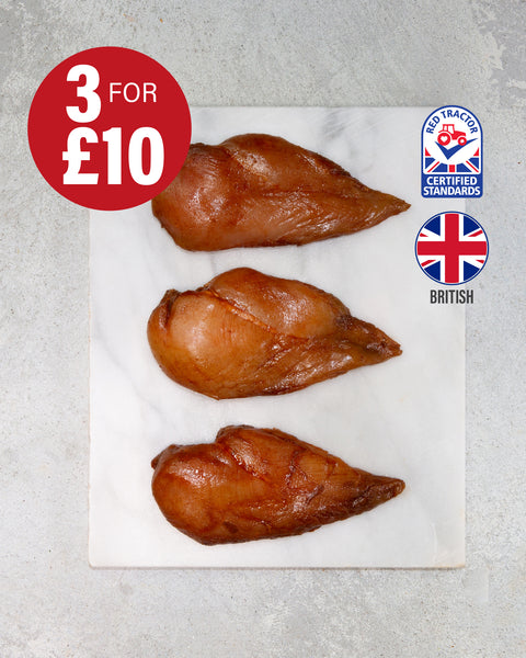 3 BBQ Whole Chicken Breast (450g)